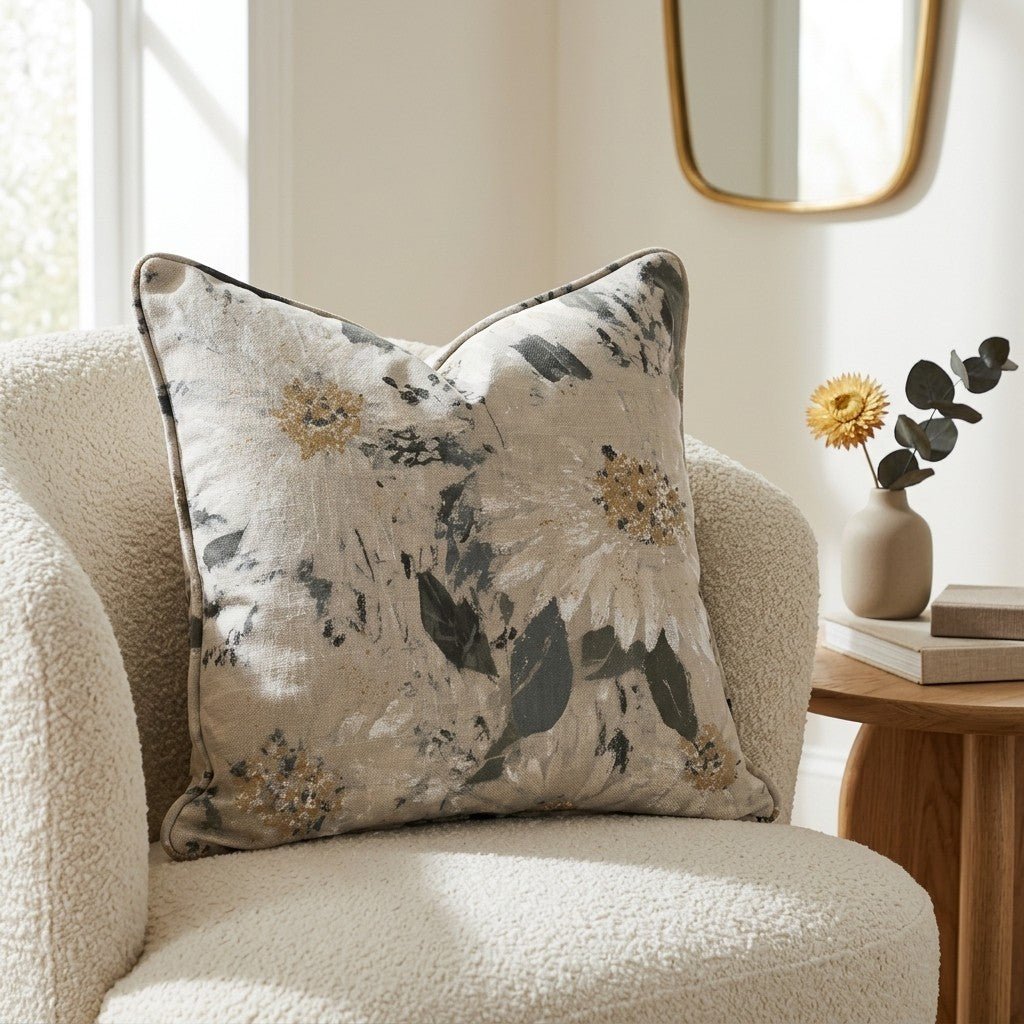 The Grey Meadow Throw Pillow - Lemon Park