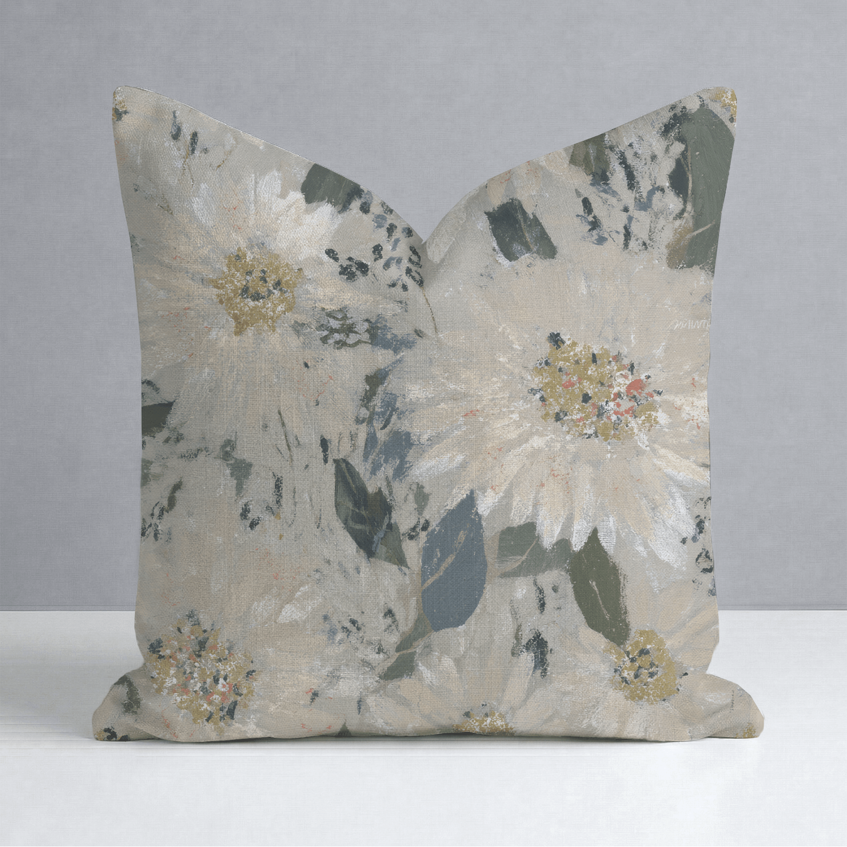 The Grey Meadow Throw Pillow - Lemon Park