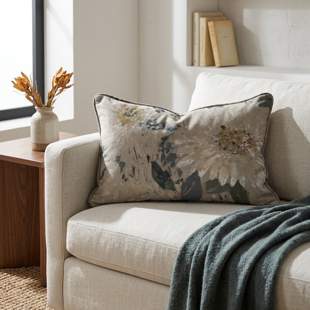The Grey Meadow Throw Pillow - Lemon Park
