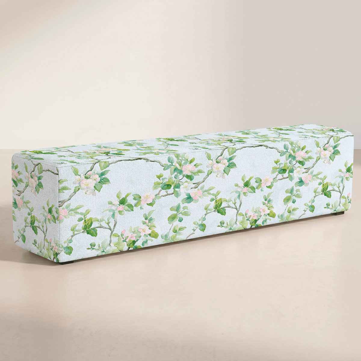 The Josephine Ottoman in Ainsley - Lemon Park
