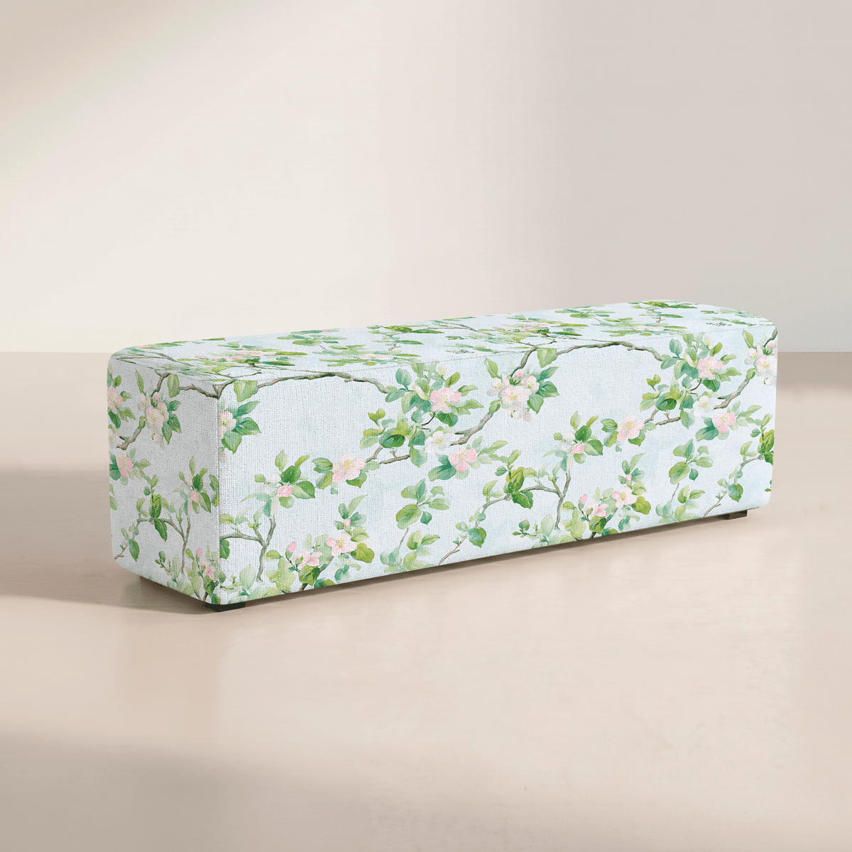 The Josephine Ottoman in Ainsley - Lemon Park