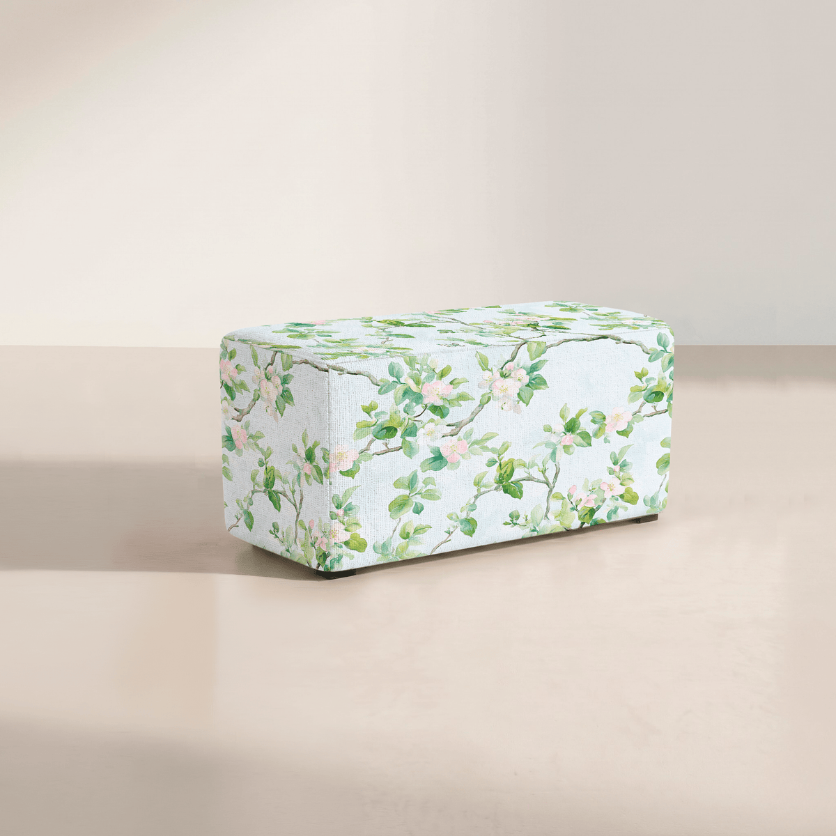 The Josephine Ottoman in Ainsley - Lemon Park