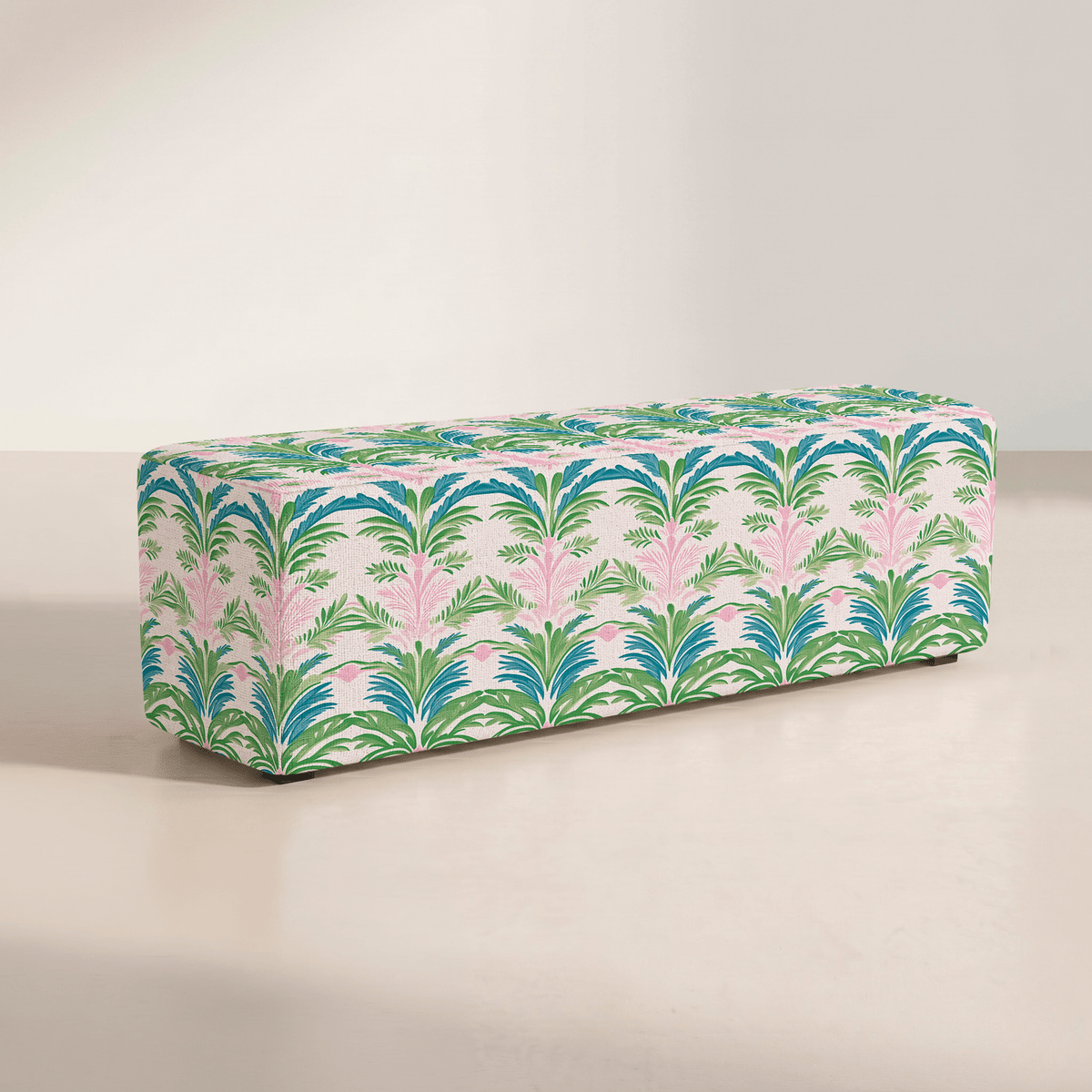 The Josephine Ottoman in Bellagio Blush - Lemon Park
