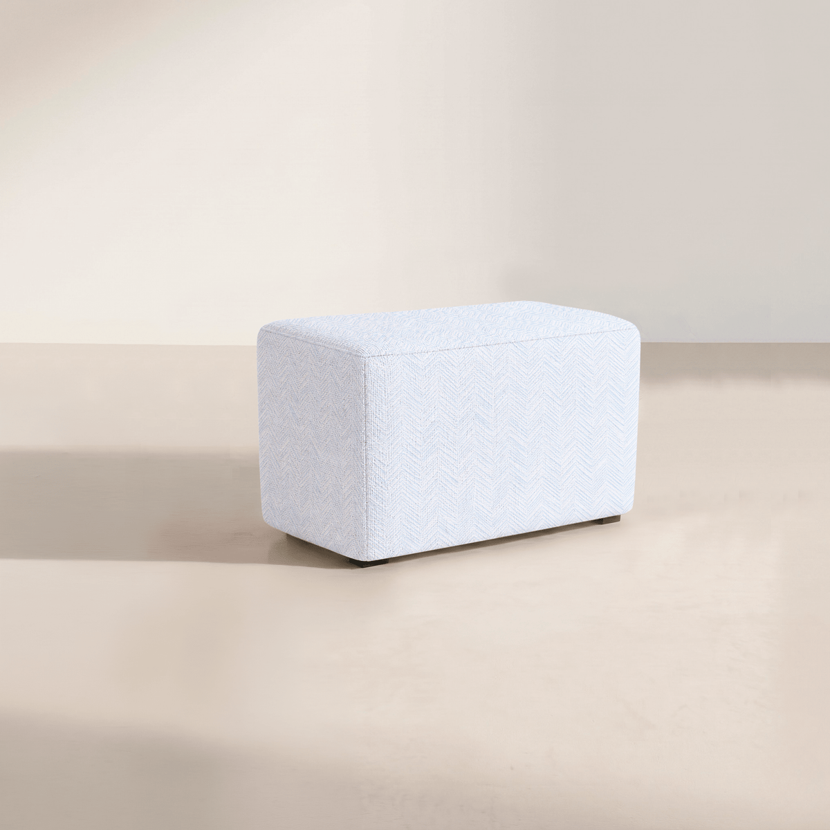 The Josephine Ottoman in Classic Harmony - Lemon Park