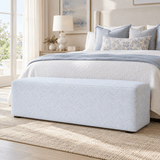 The Josephine Ottoman in Classic Harmony - Lemon Park