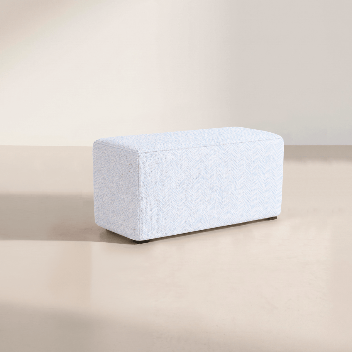 The Josephine Ottoman in Classic Harmony - Lemon Park