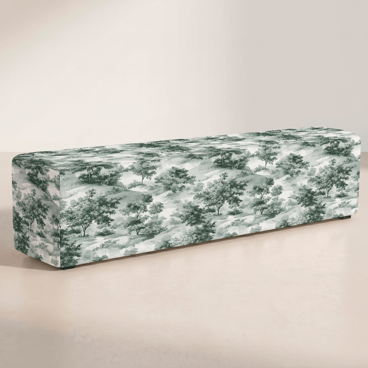 The Josephine Ottoman in Fog & Found - Lemon Park