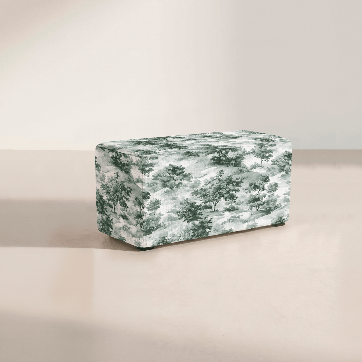 The Josephine Ottoman in Fog & Found - Lemon Park