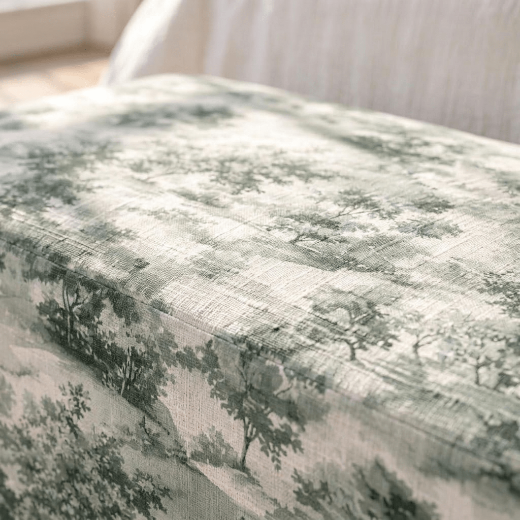 The Josephine Ottoman in Fog & Found - Lemon Park