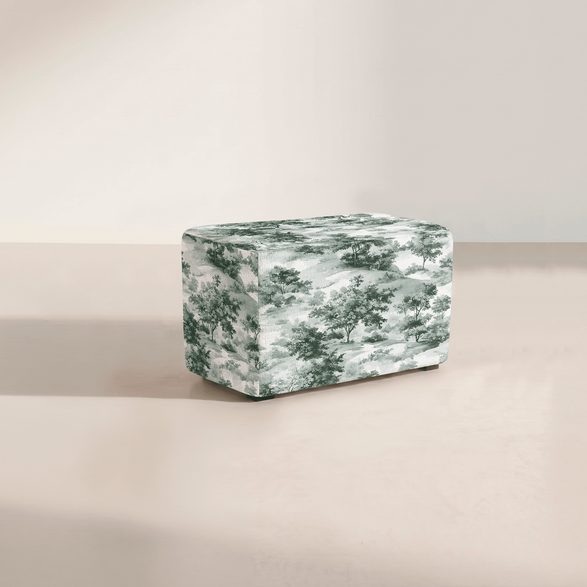 The Josephine Ottoman in Fog & Found - Lemon Park
