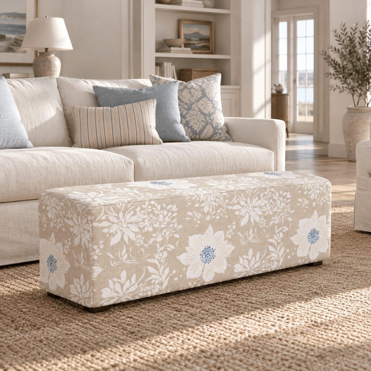 The Josephine Ottoman in Jesse - Lemon Park