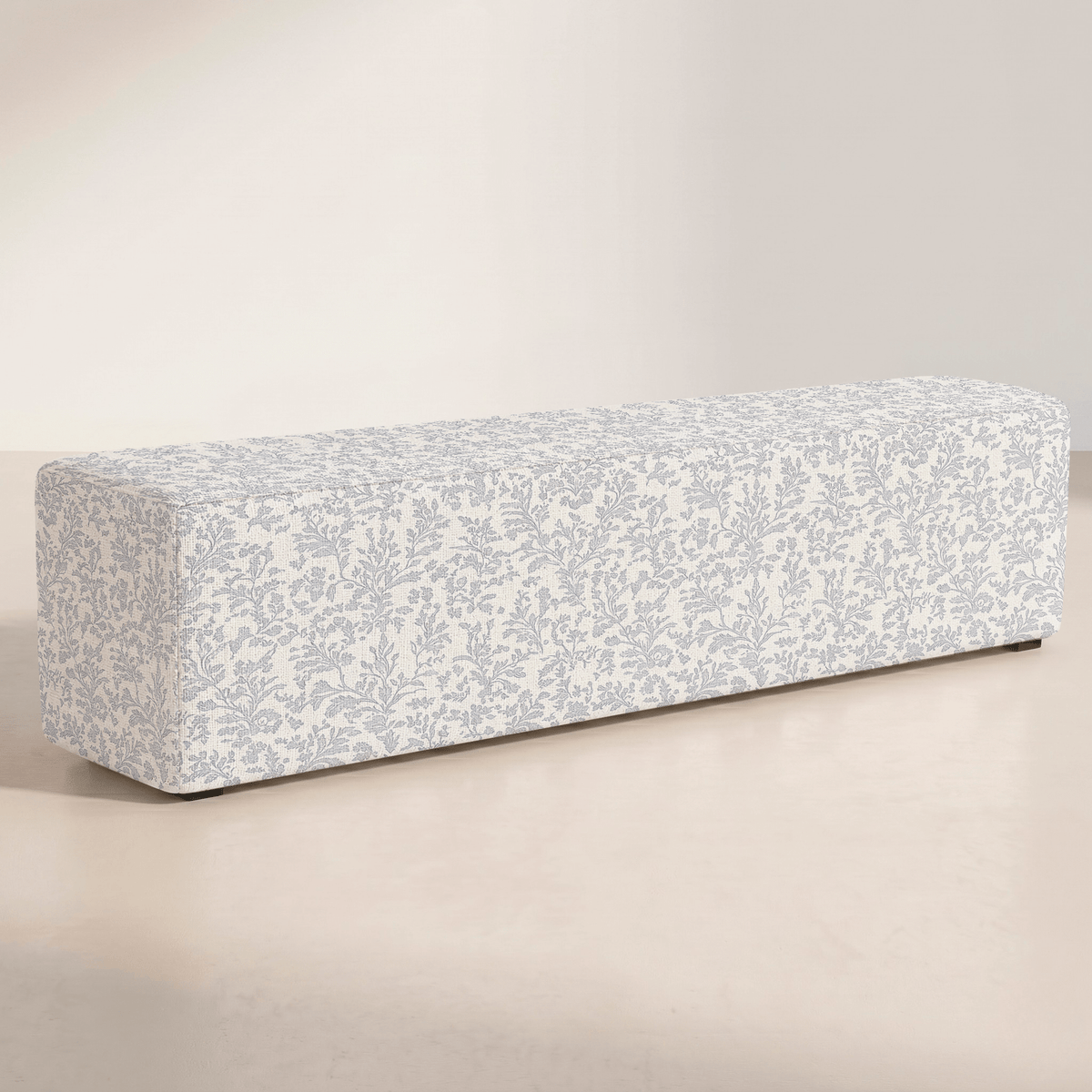 The Josephine Ottoman in Ruby Nell - Lemon Park