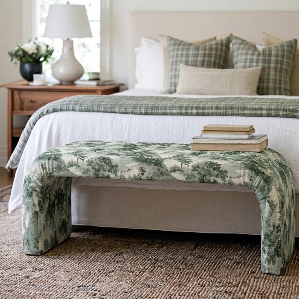The Lewis Ottoman in Fog & Found - Lemon Park