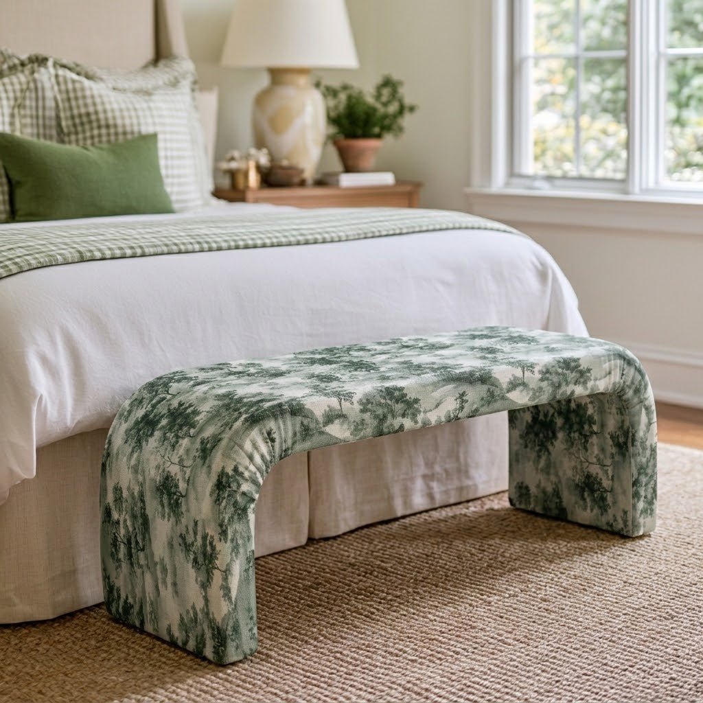 The Lewis Ottoman in Fog & Found - Lemon Park