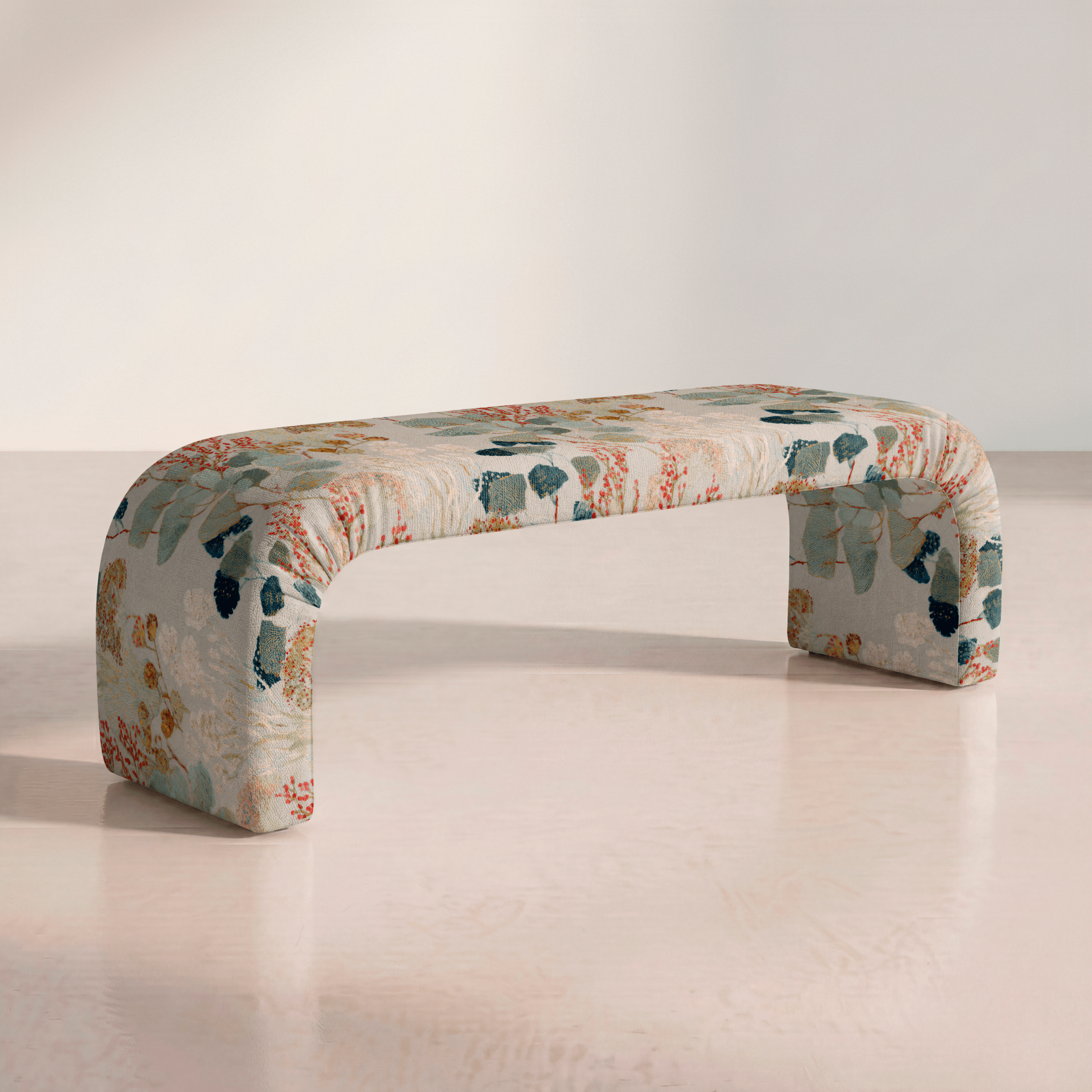 The Lewis Ottoman in Hedgerow - Lemon Park