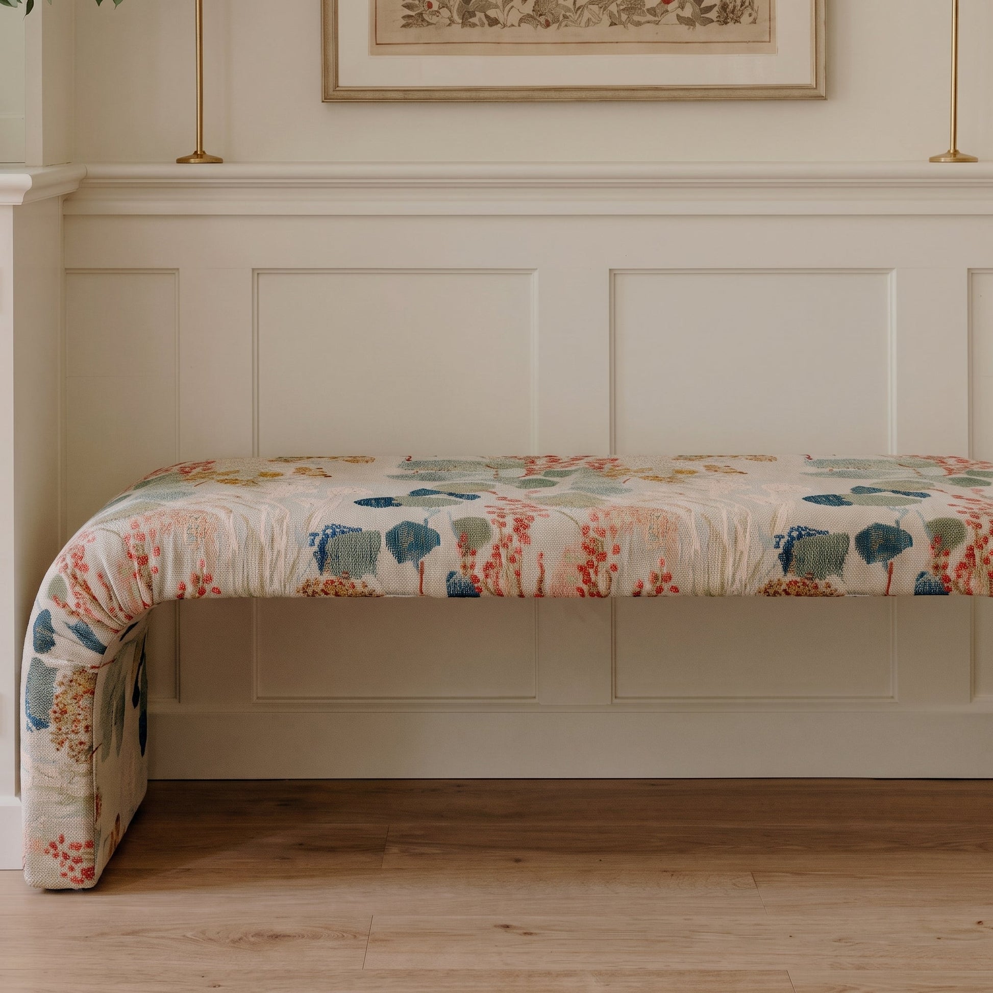 The Lewis Ottoman in Hedgerow - Lemon Park