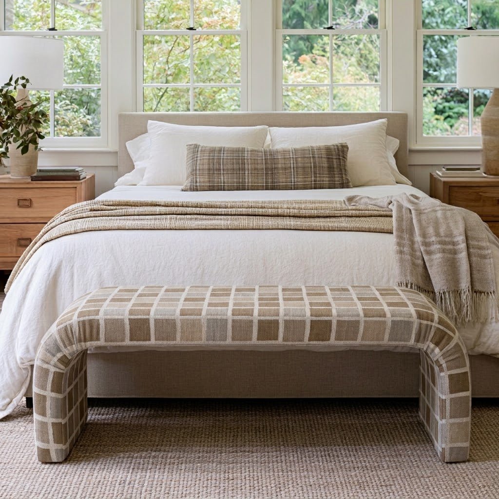 The Lewis Ottoman in Thistle Hill - Lemon Park