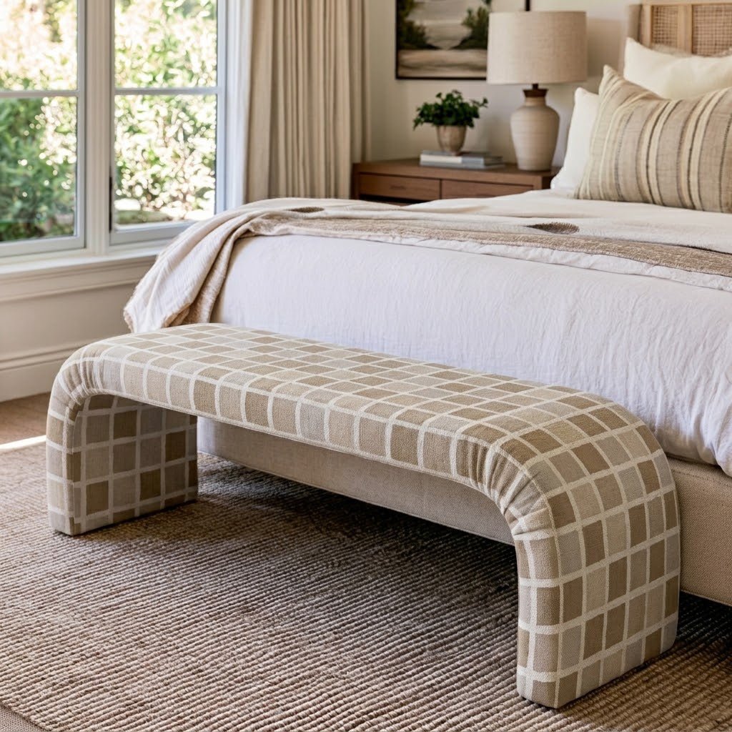 The Lewis Ottoman in Thistle Hill - Lemon Park