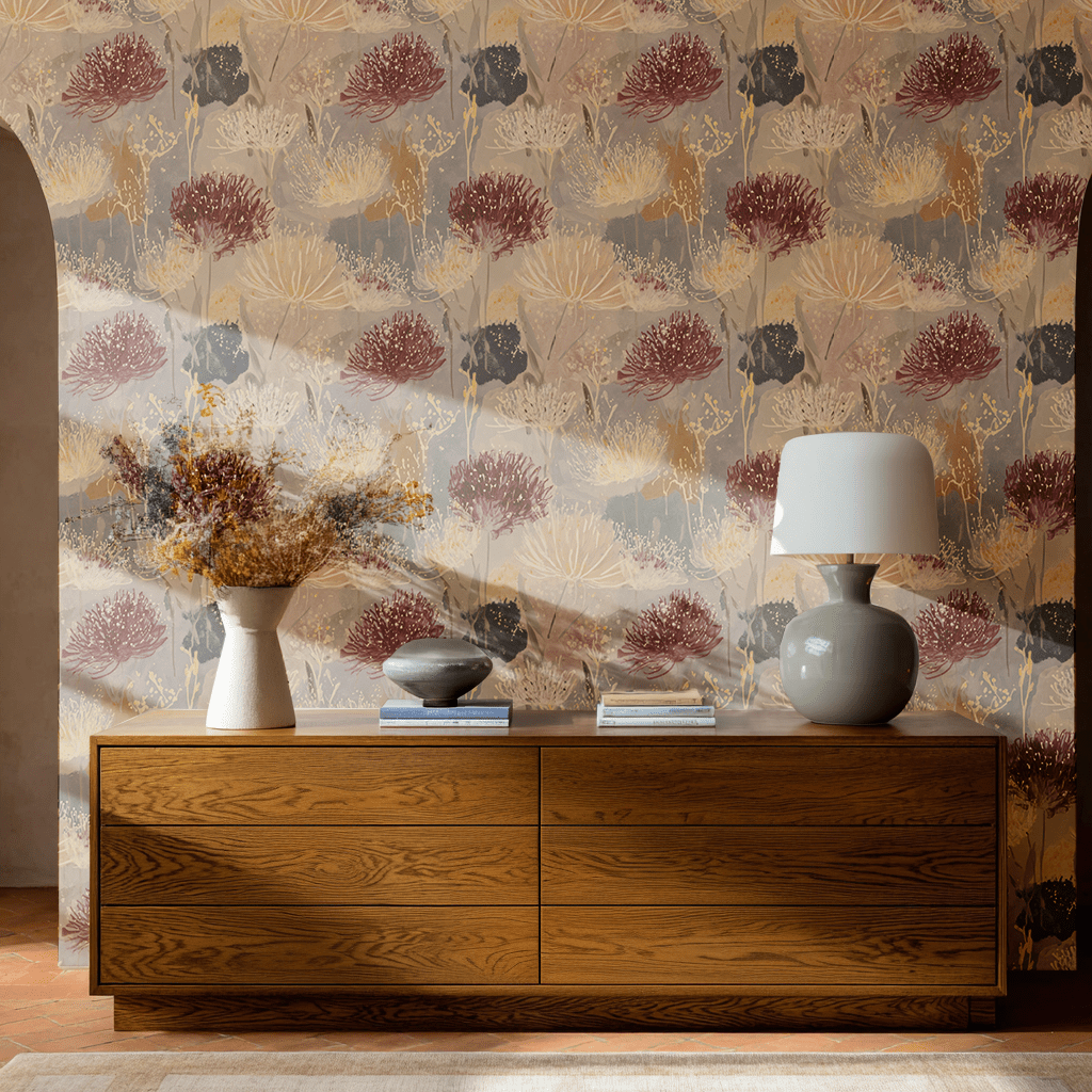 The Muted Meadow Wallpaper - Lemon Park