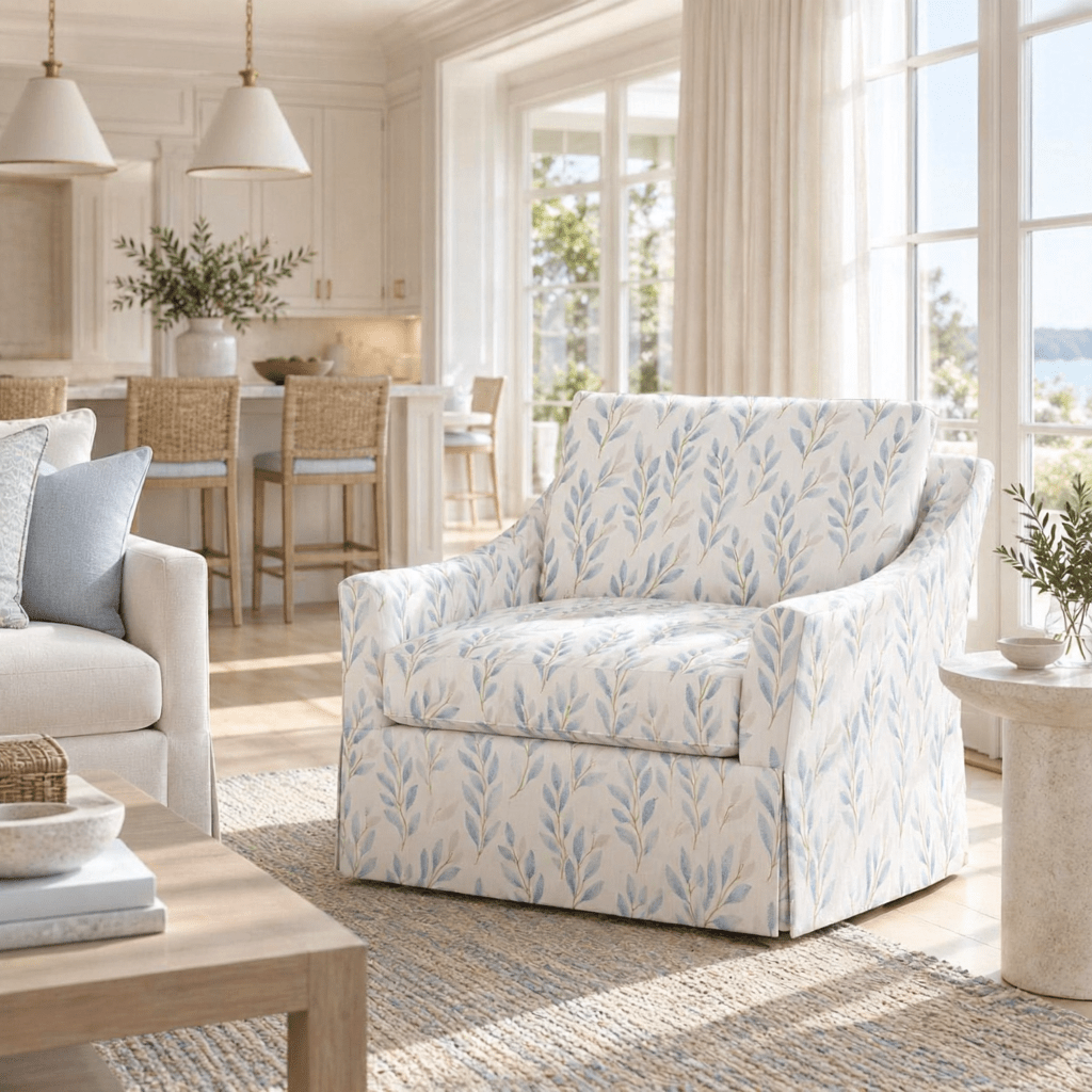 The Nolen Chair in Atlantic Ferns - Lemon Park