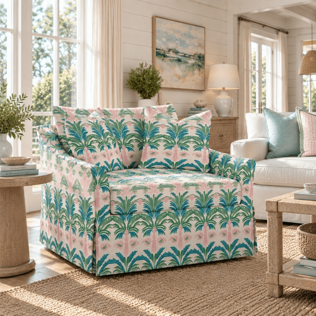 The Nolen Chair in Bellagio Blush - Lemon Park