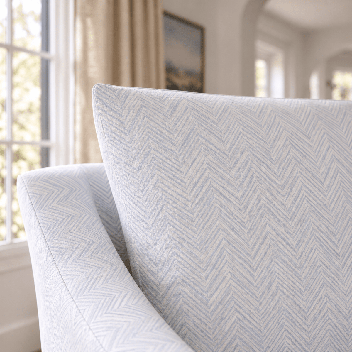 The Nolen Chair in Classic Harmony - Lemon Park