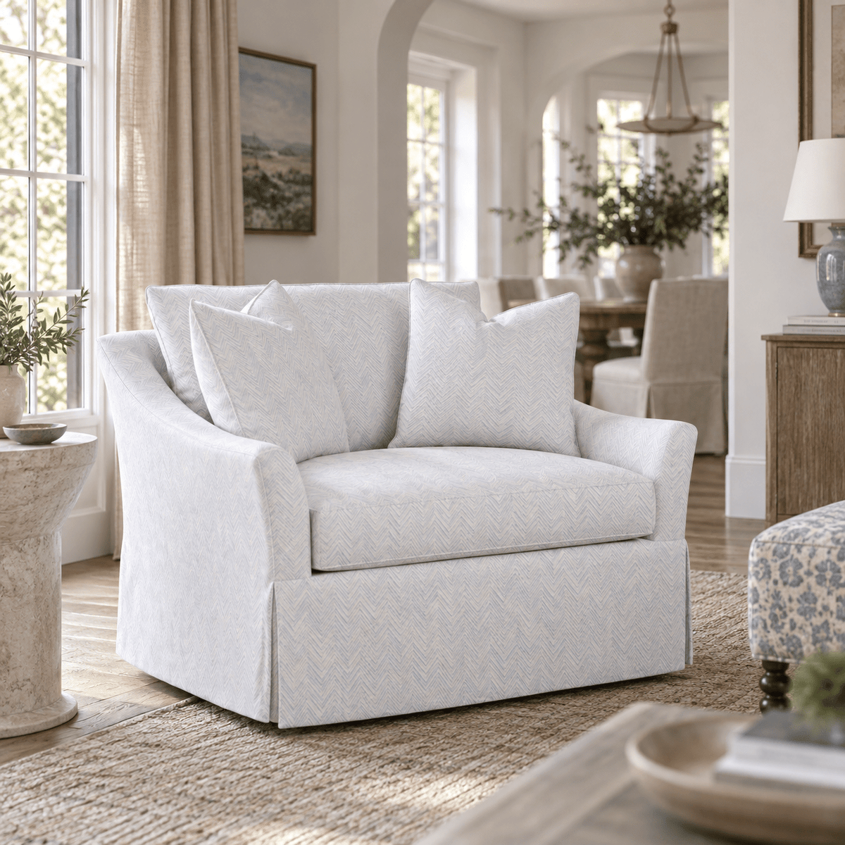 The Nolen Chair in Classic Harmony - Lemon Park
