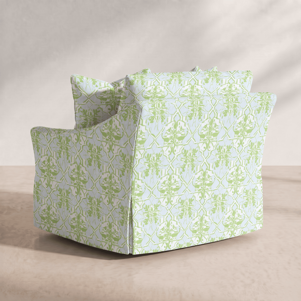 The Nolen Chair in Key Lime - Lemon Park