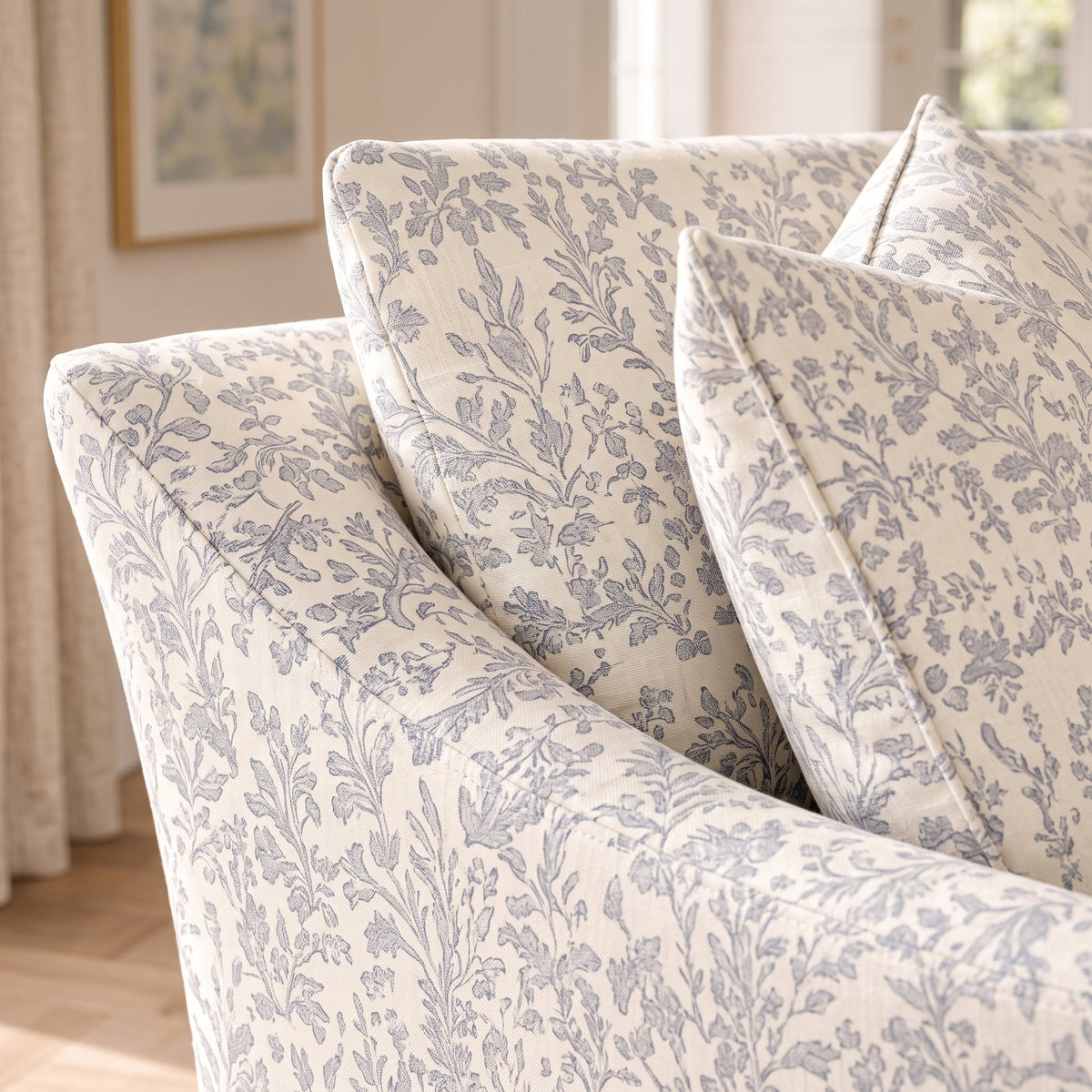 The Nolen Chair in Ruby Nell - Lemon Park