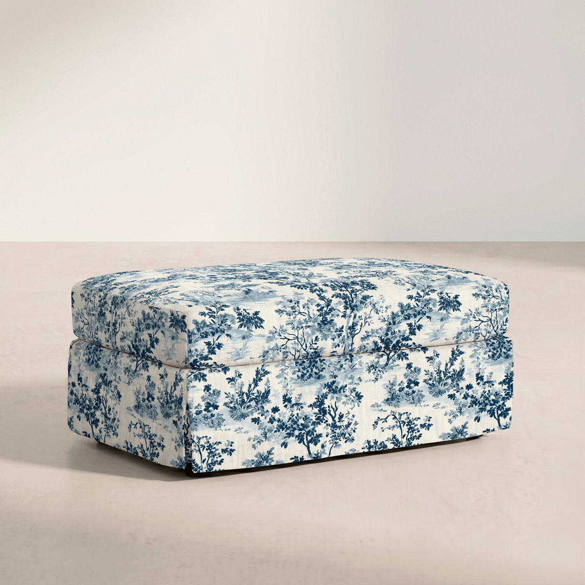 The Nolen Ottoman in Benjamin - Lemon Park