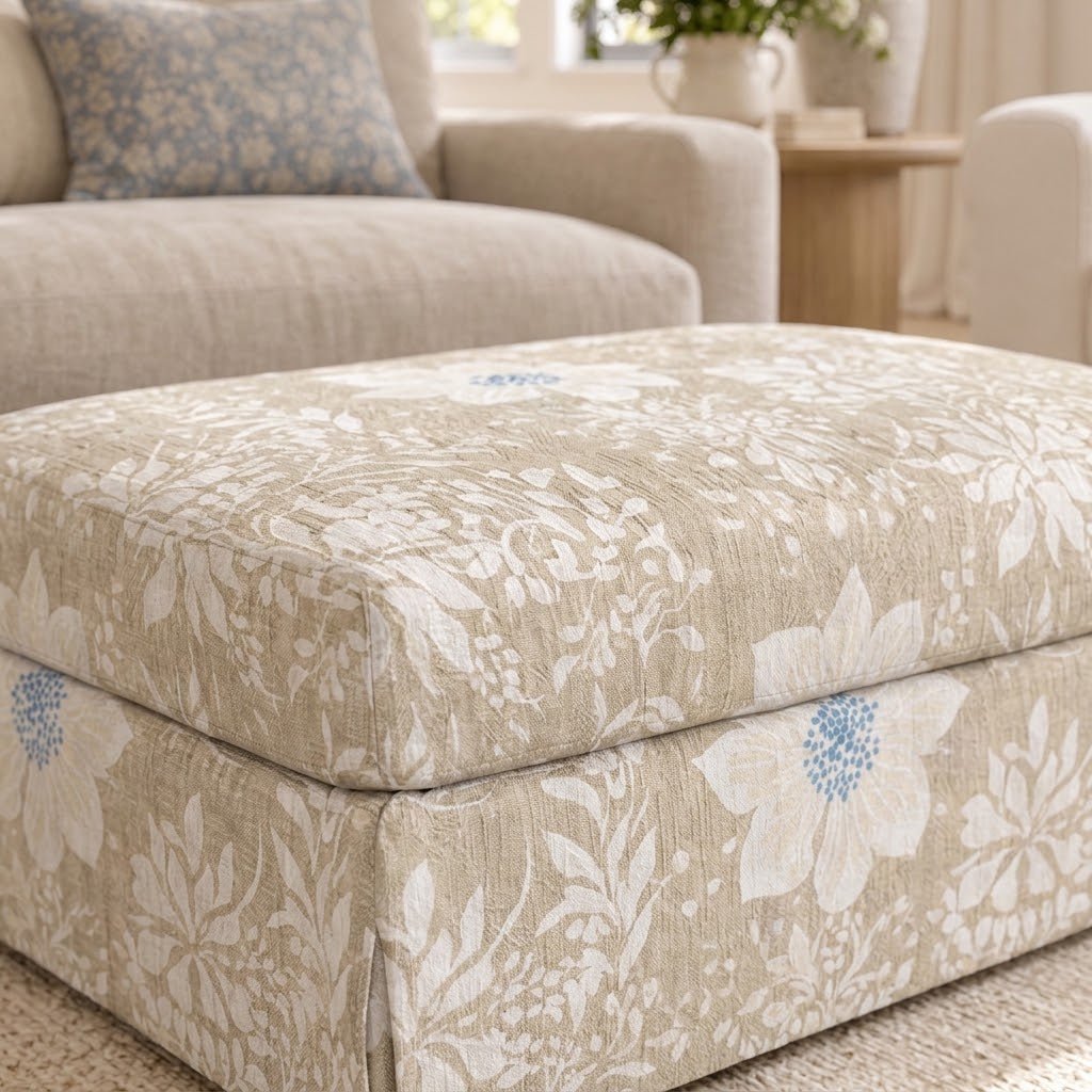 The Nolen Ottoman in Jesse - Lemon Park