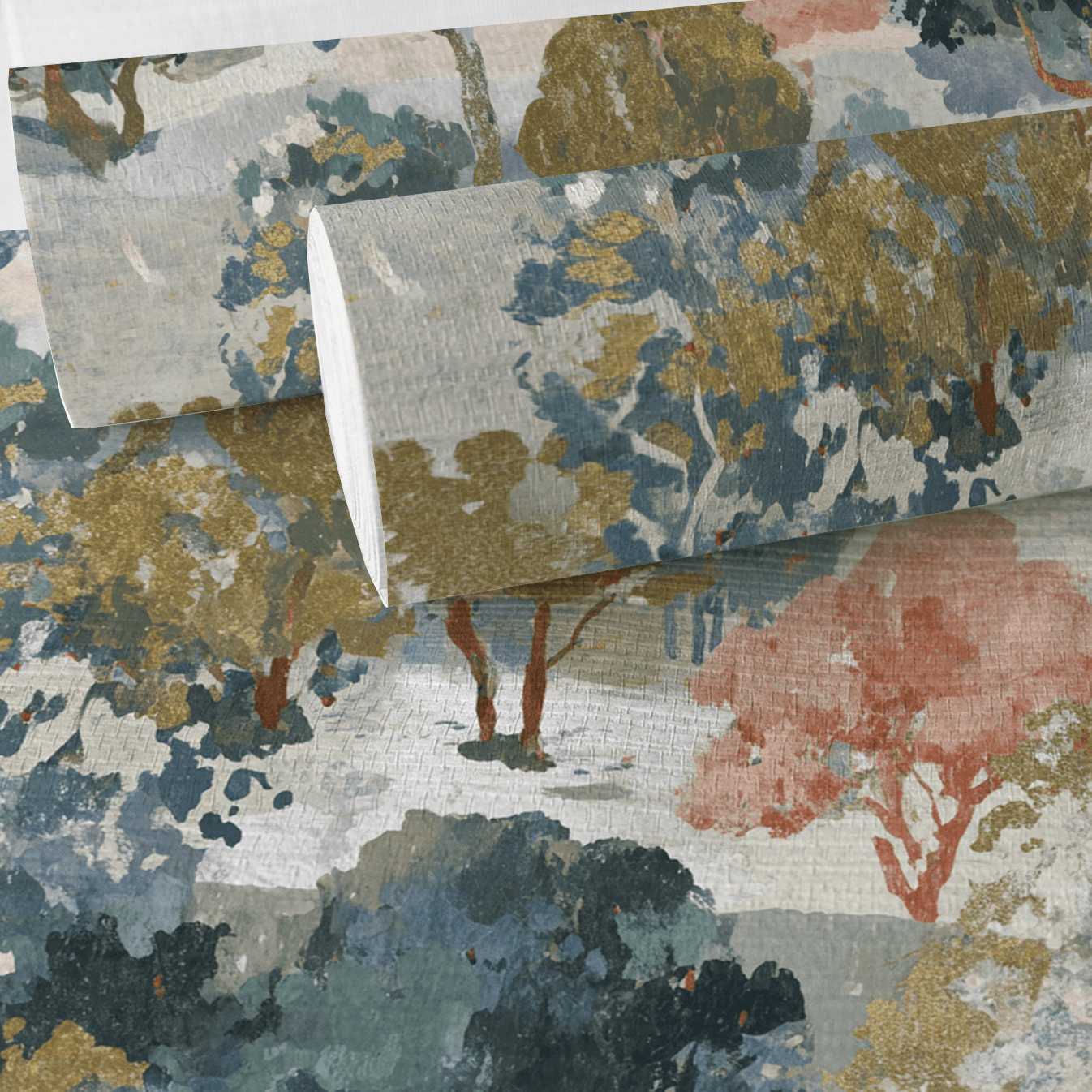 The Old Orchard Faux Grasscloth Wallpaper - Lemon Park