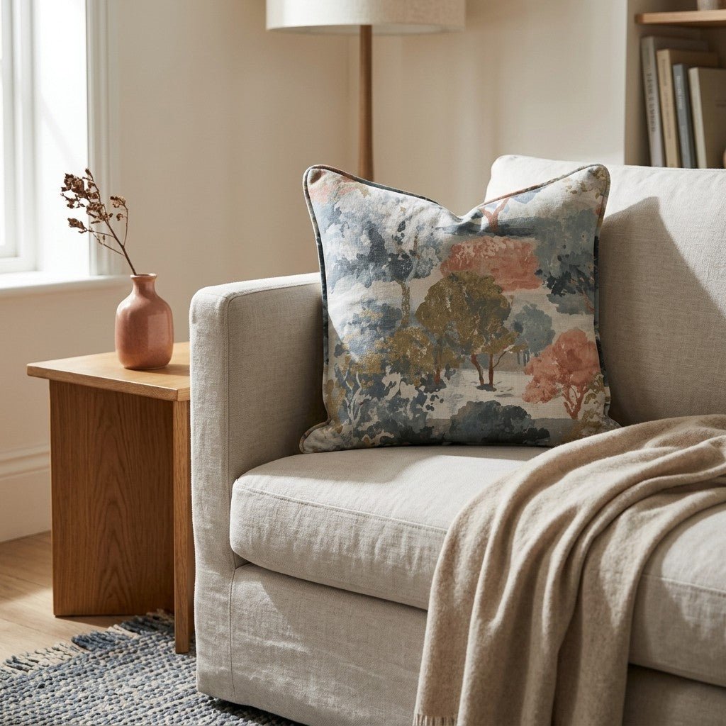The Old Orchard Throw Pillow - Lemon Park