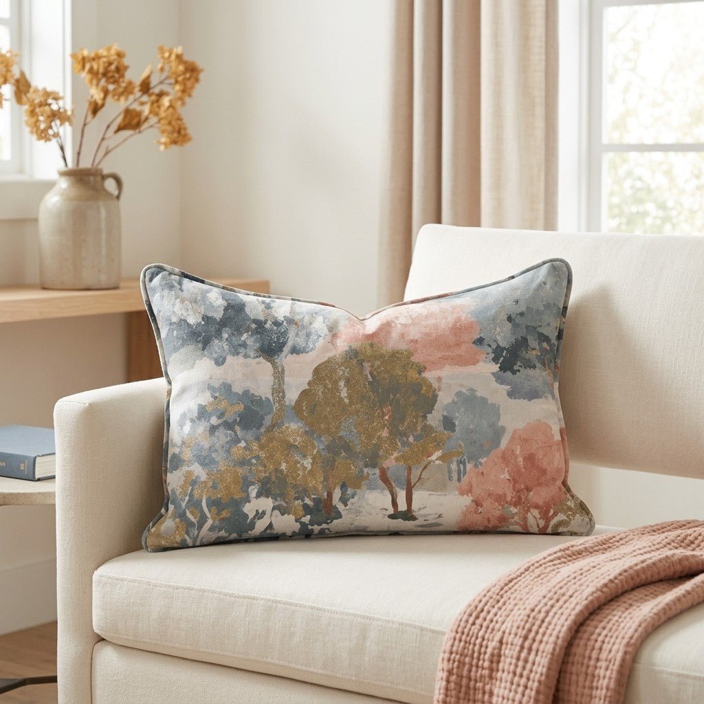 The Old Orchard Throw Pillow - Lemon Park