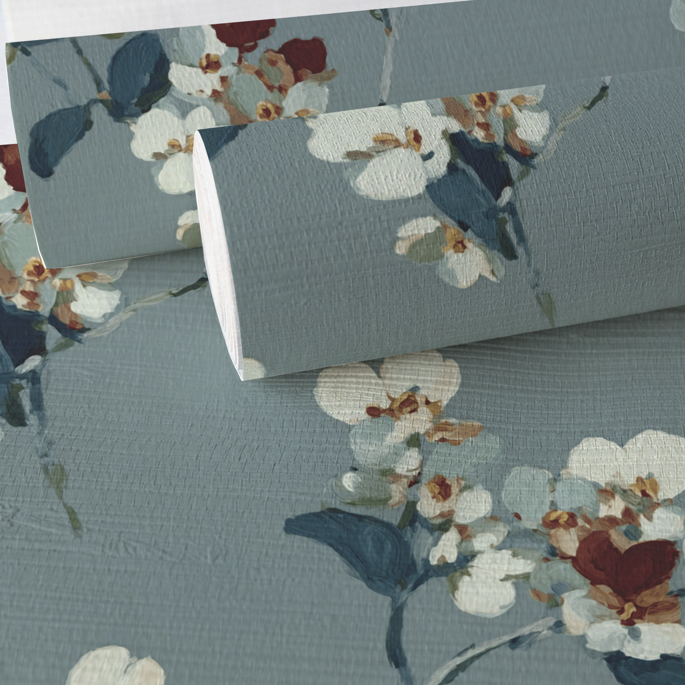 The Orchard Faux Grasscloth Wallpaper