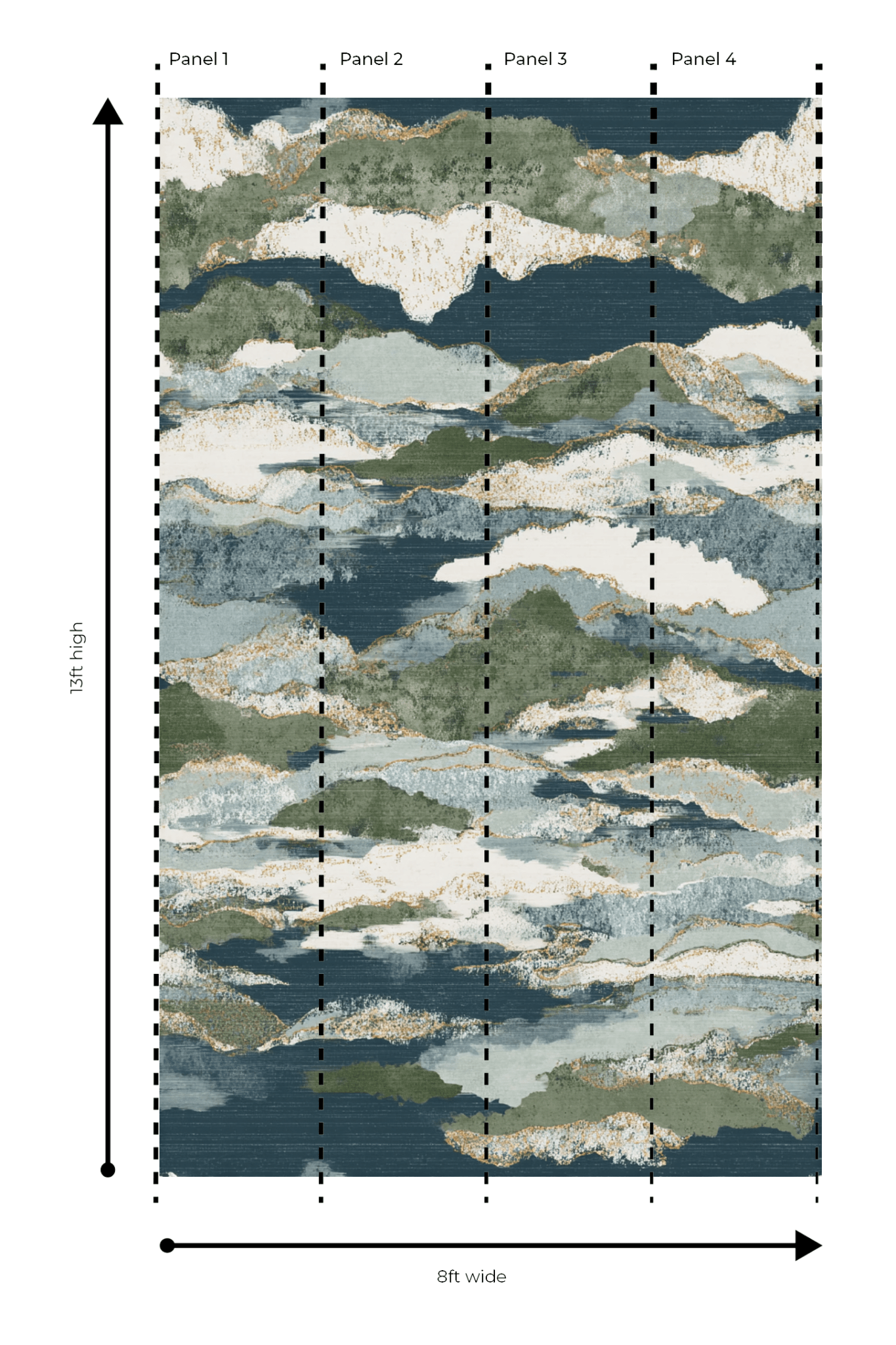 The Overlook - Wall Mural - Lemon Park