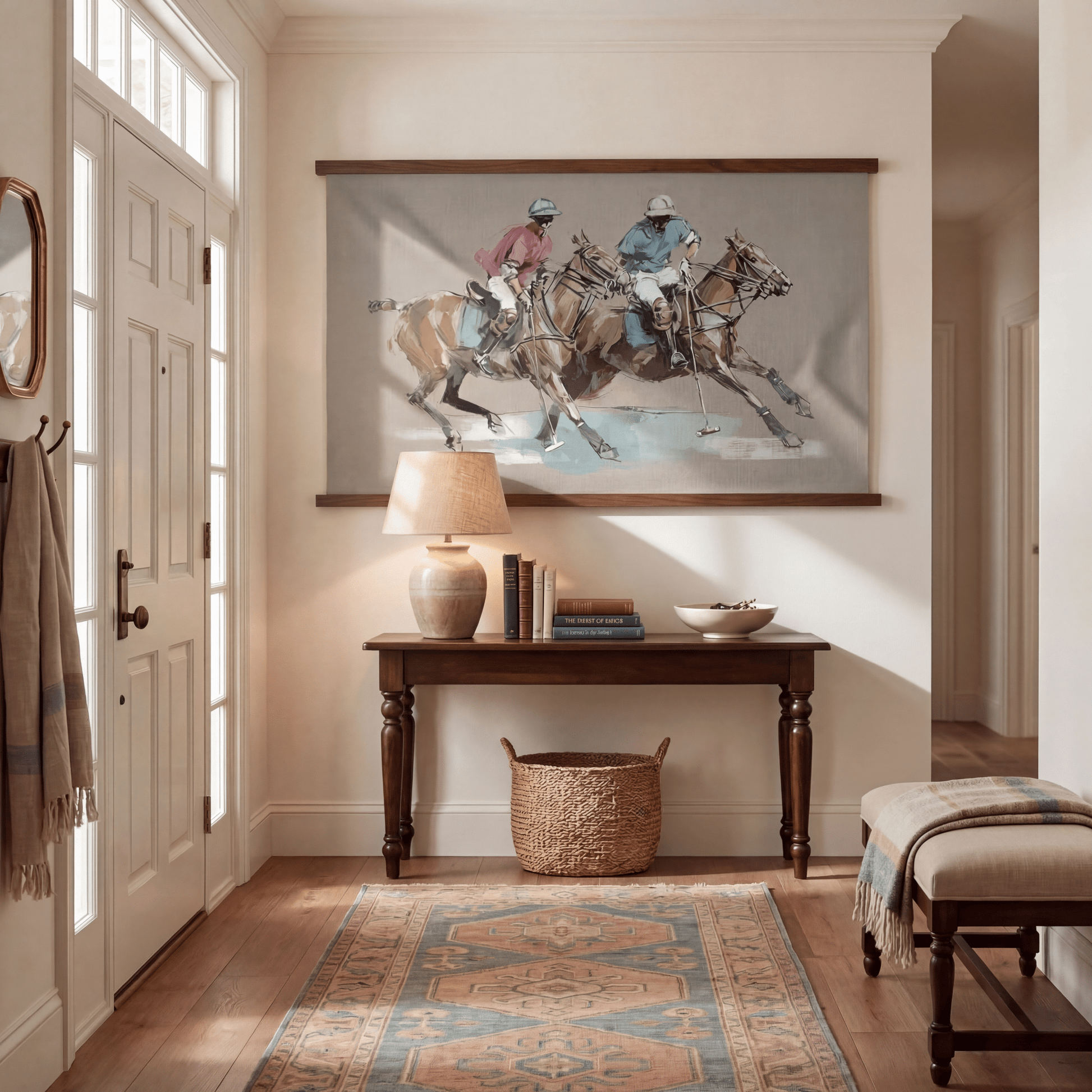 The Polo Field - Tapestry - Lemon Park