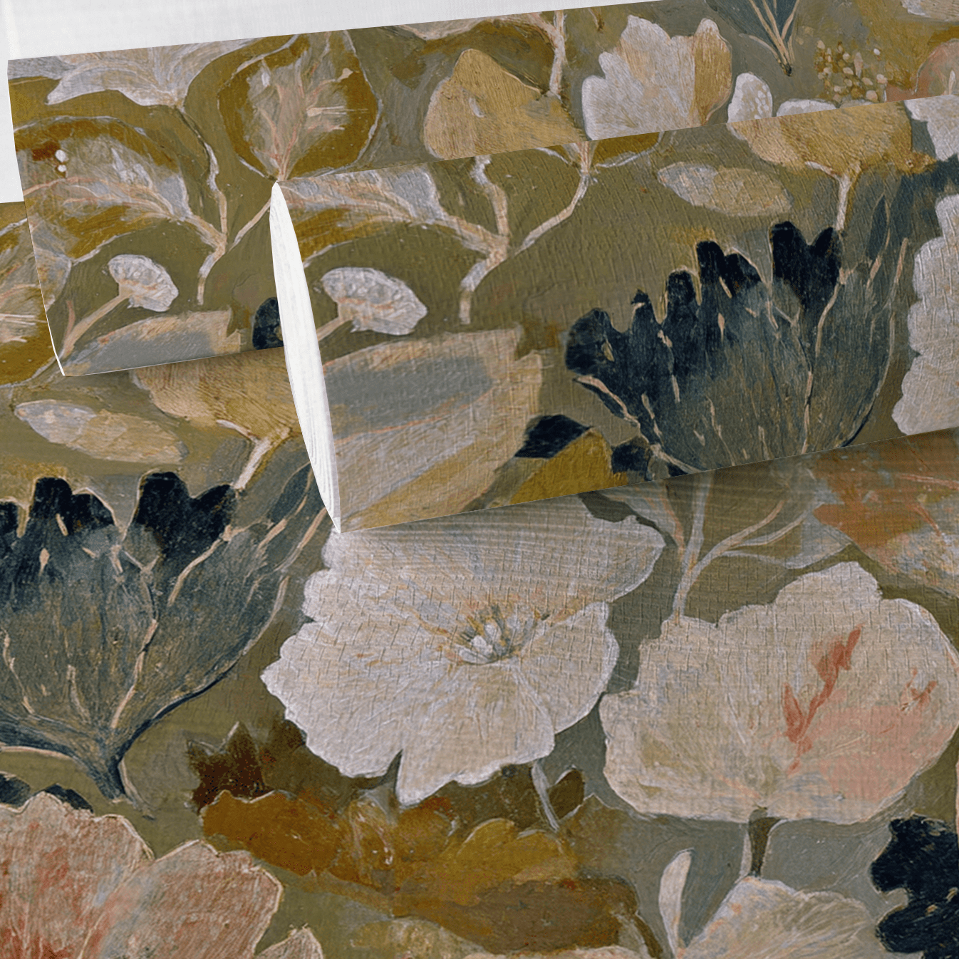 The Quiet Petal Faux Grasscloth Wallpaper - Lemon Park
