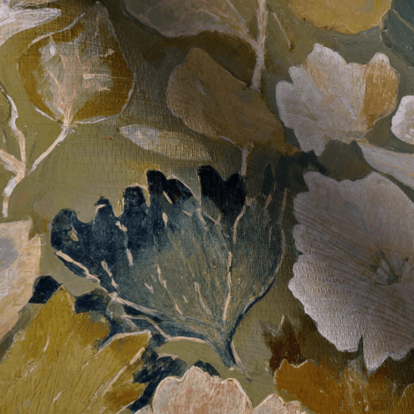 The Quiet Petal Faux Grasscloth Wallpaper - Lemon Park