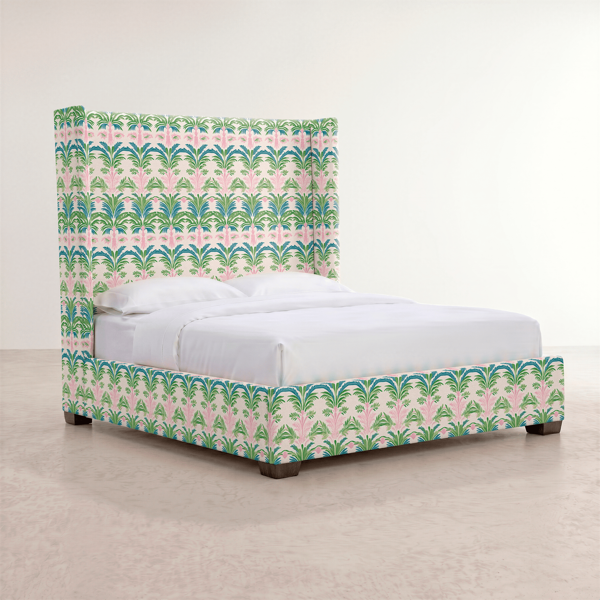 The Selene Bed in Bellagio Blush - Lemon Park