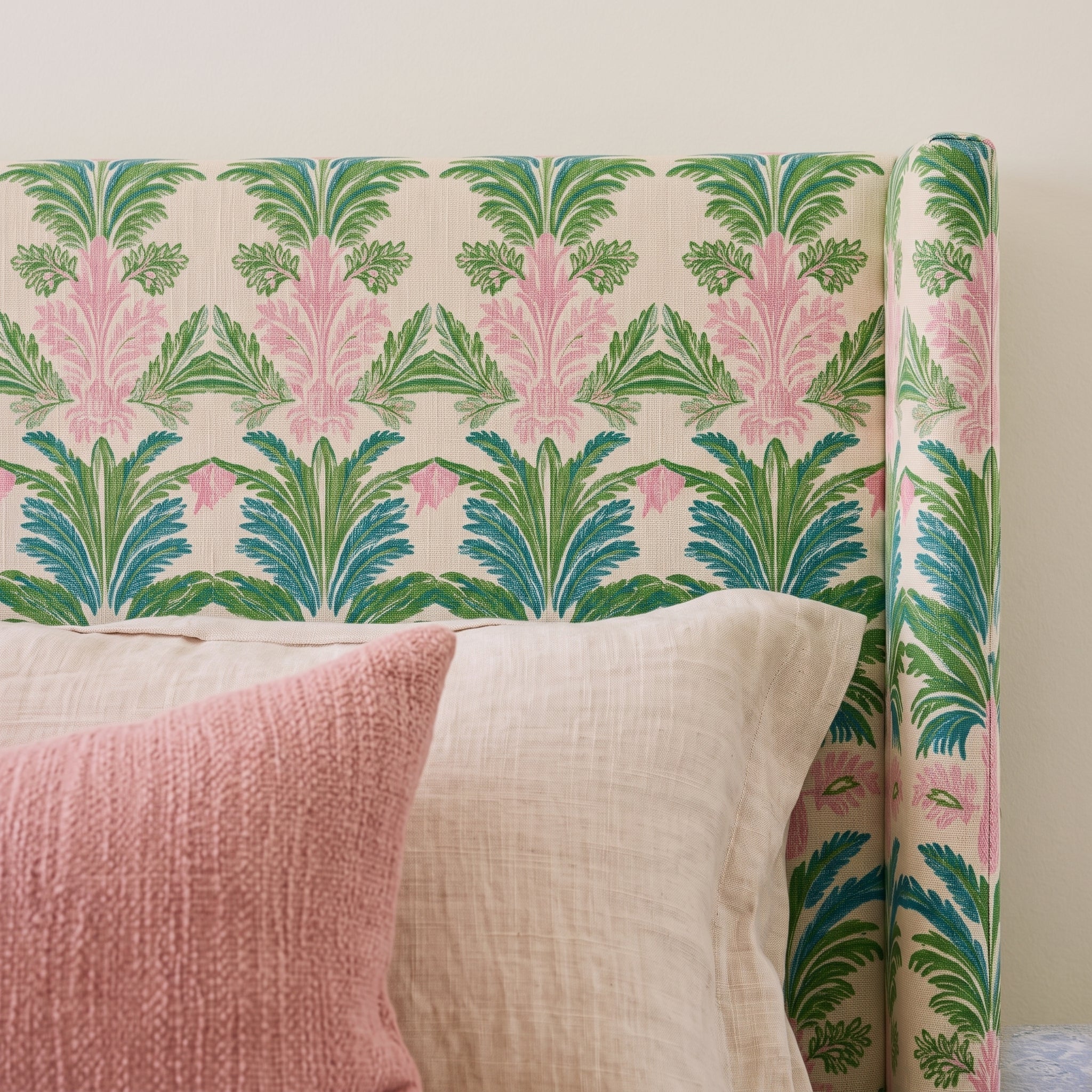 The Selene Bed in Bellagio Blush - Lemon Park