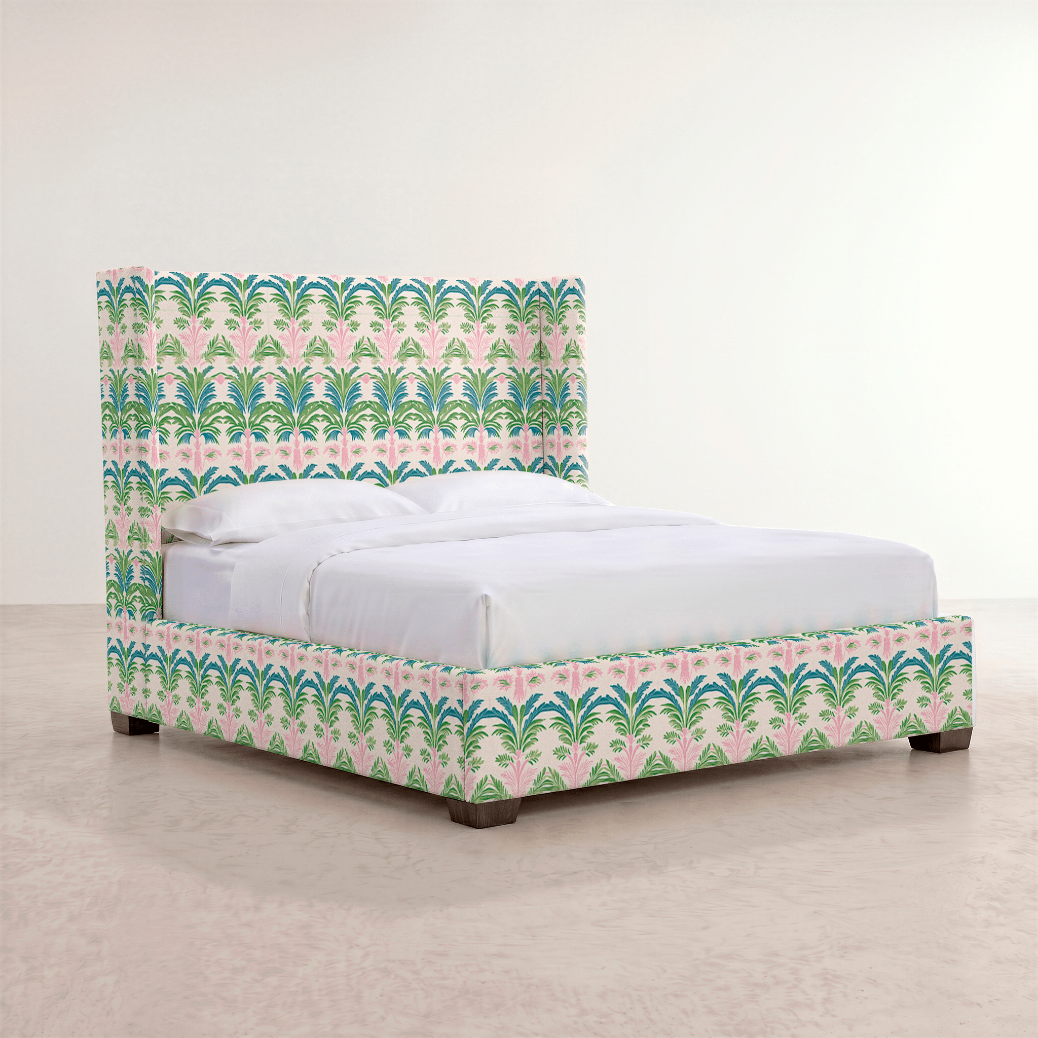 The Selene Bed in Bellagio Blush - Lemon Park