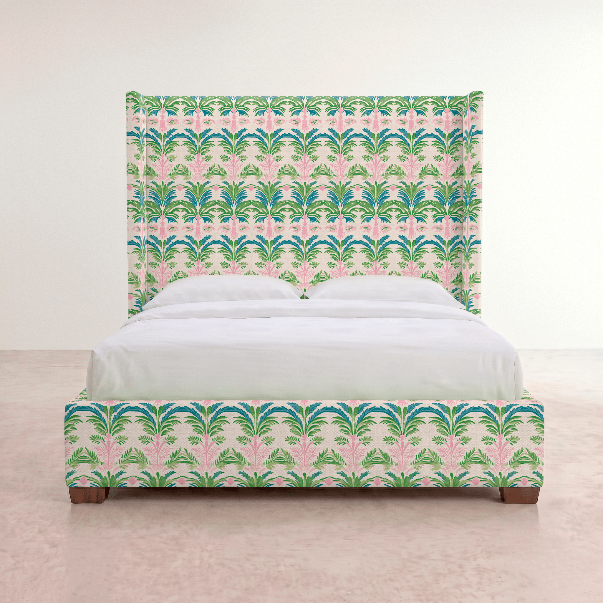 The Selene Bed in Bellagio Blush - Lemon Park