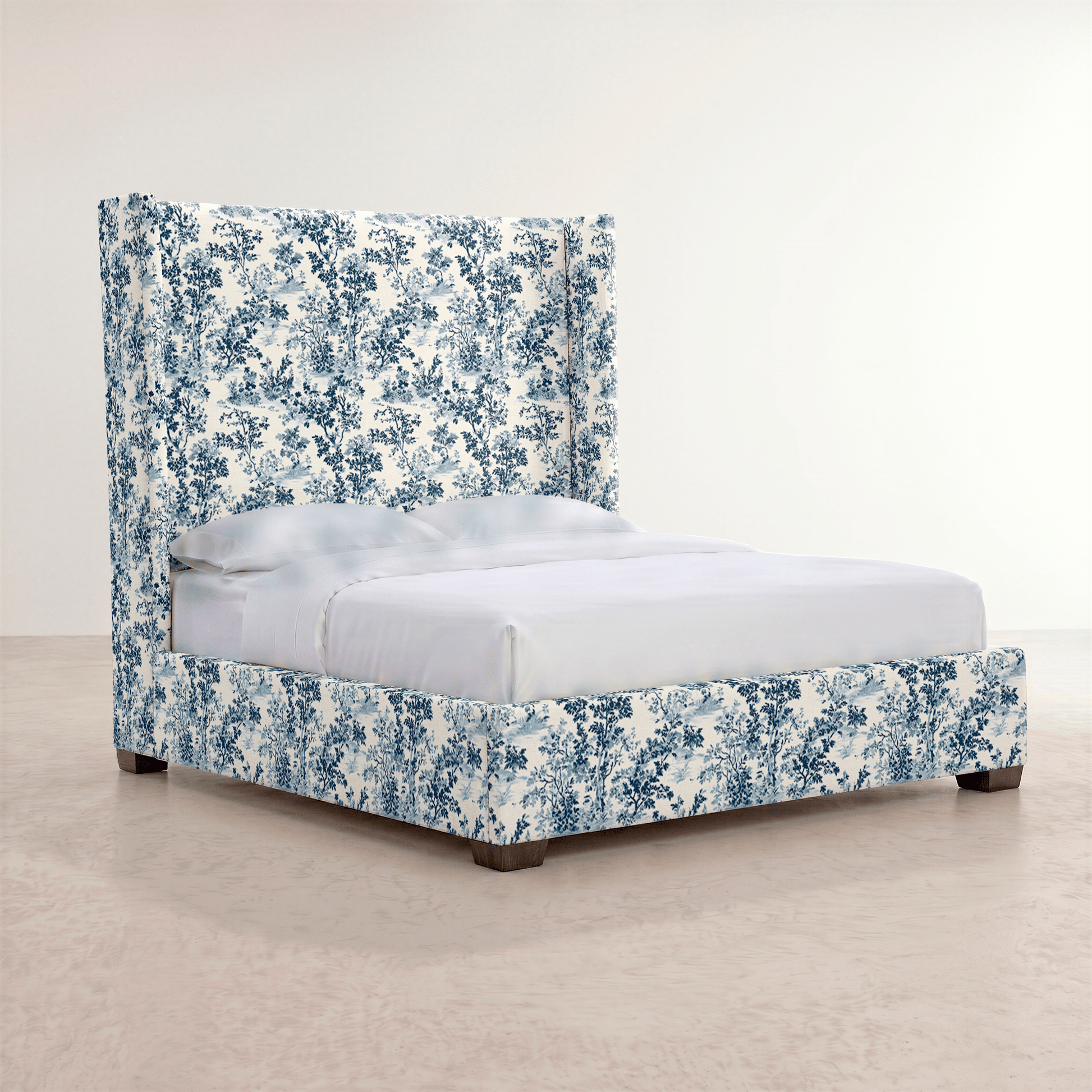 The Selene Bed in Benjamin - Lemon Park