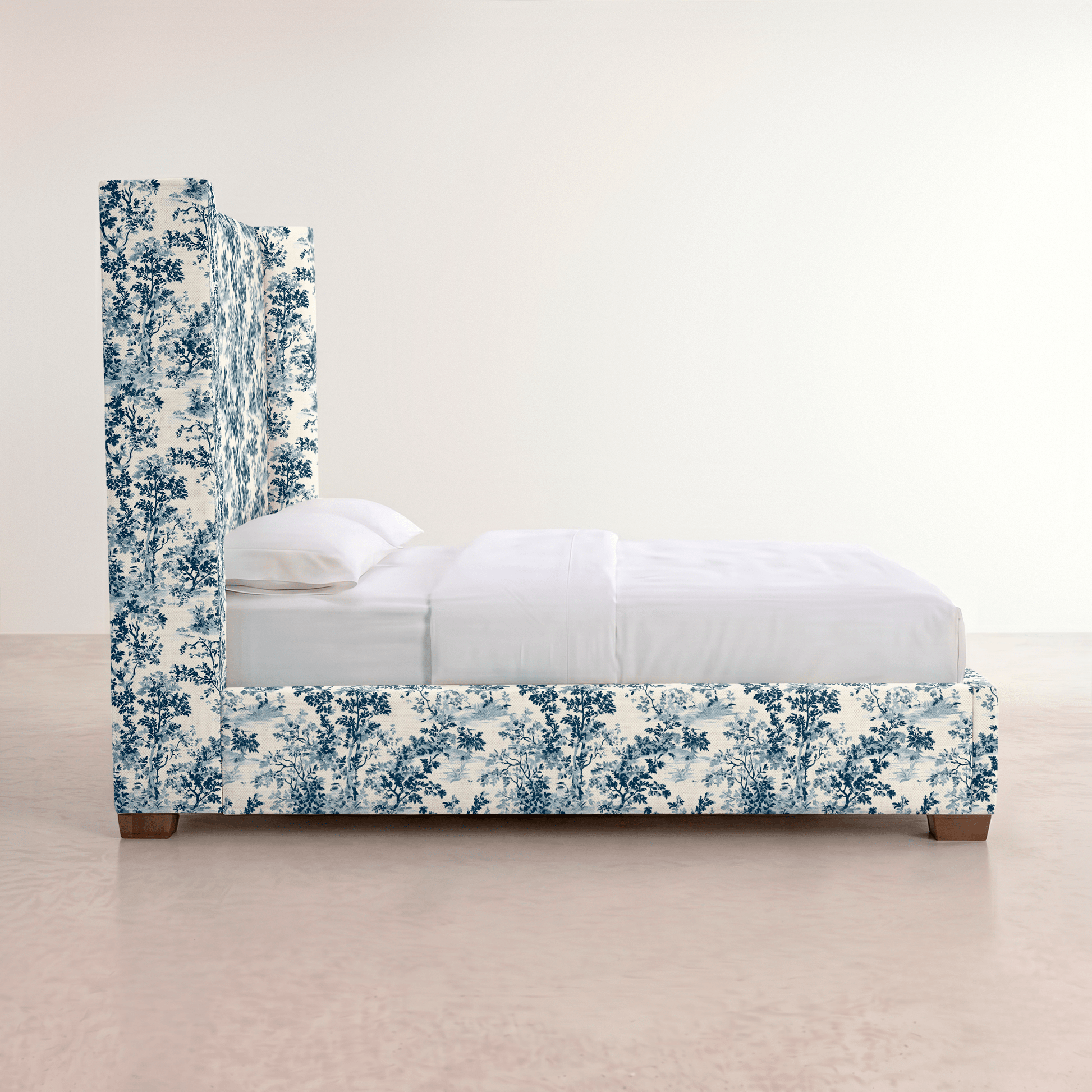 The Selene Bed in Benjamin - Lemon Park