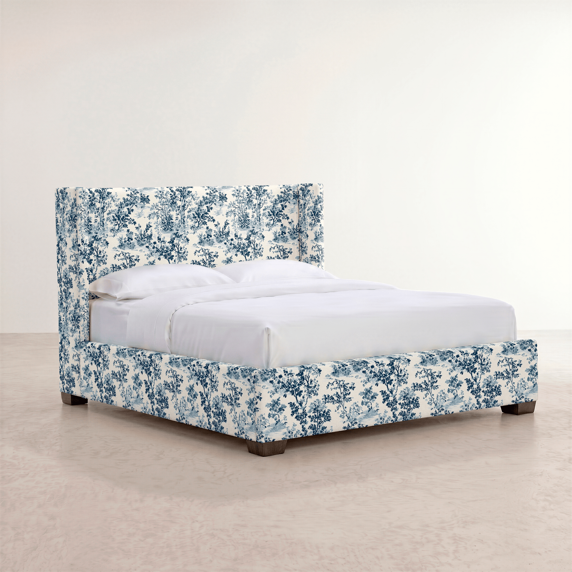 The Selene Bed in Benjamin - Lemon Park