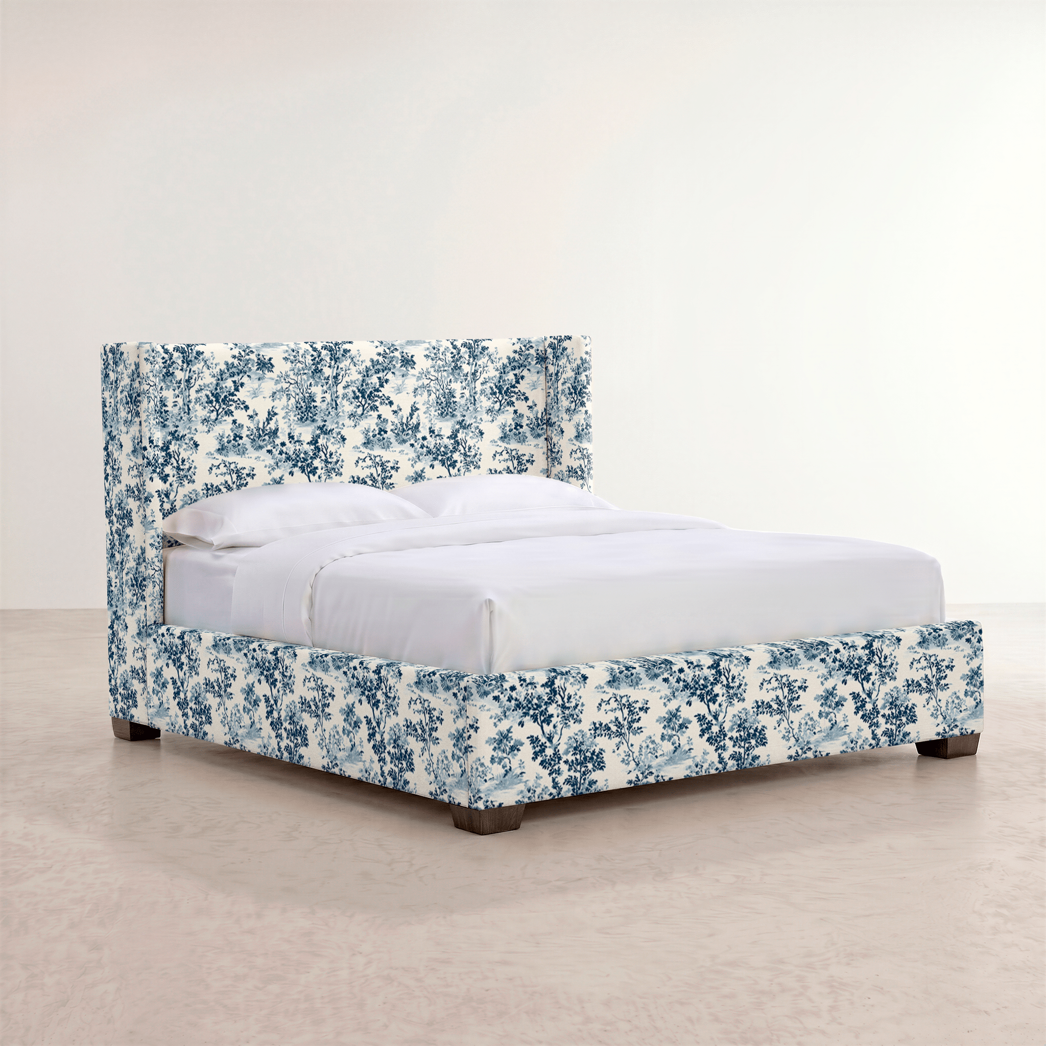 The Selene Bed in Benjamin - Lemon Park