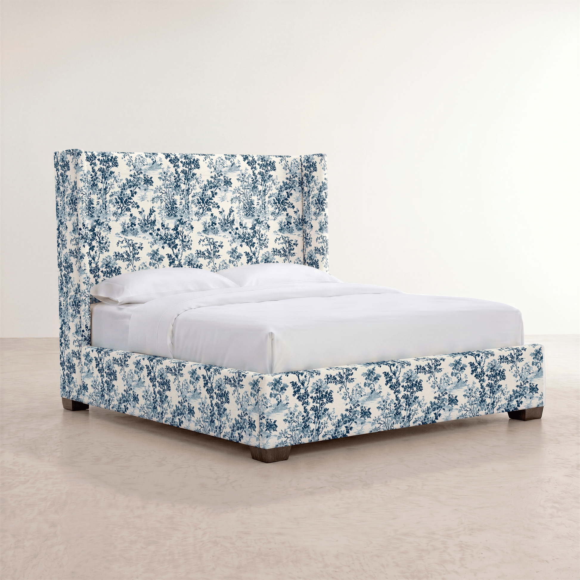 The Selene Bed in Benjamin - Lemon Park