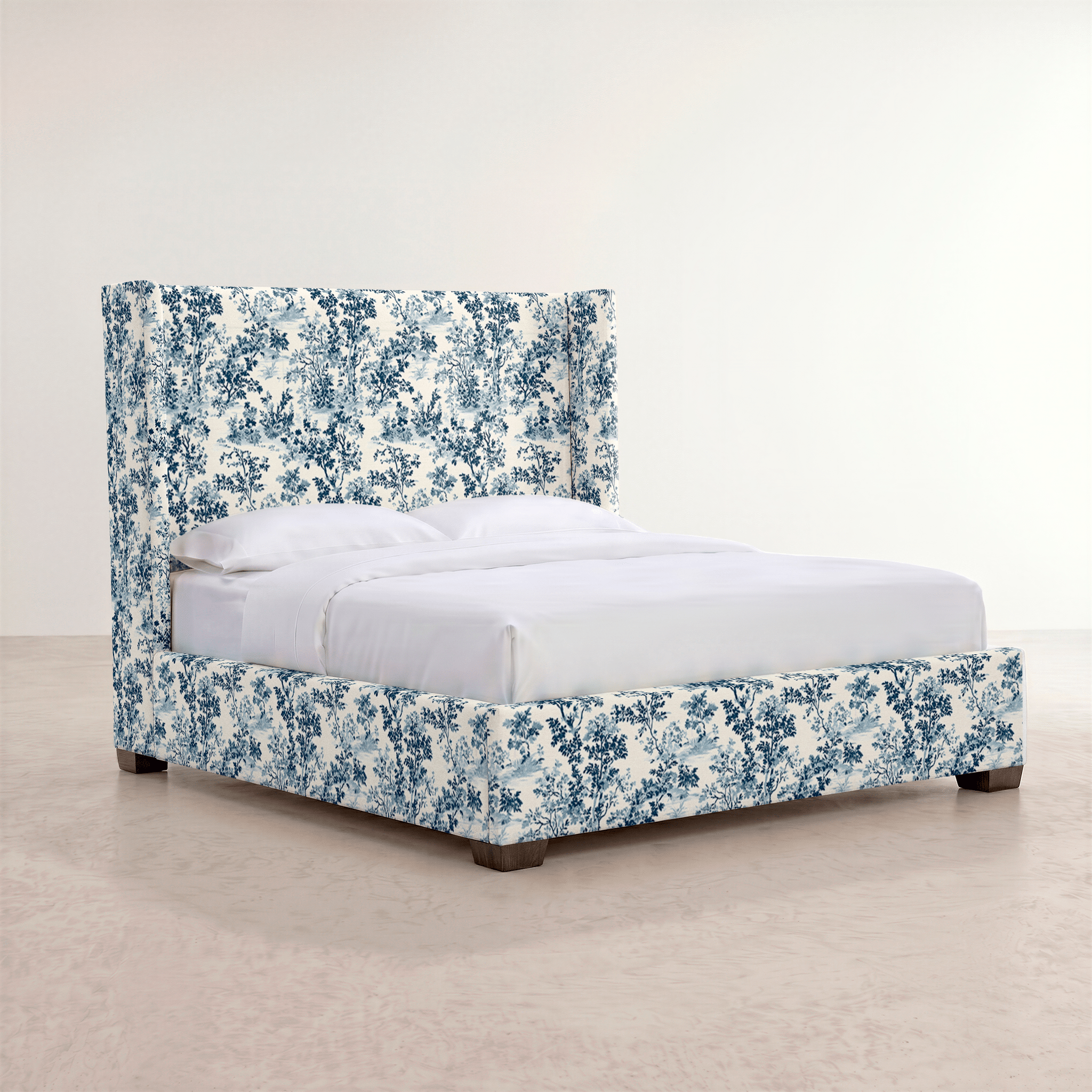 The Selene Bed in Benjamin - Lemon Park