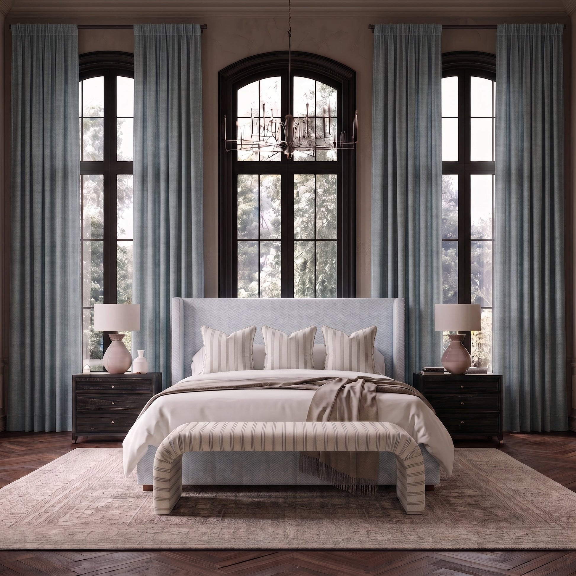 The Selene Bed in Classic Harmony - Lemon Park